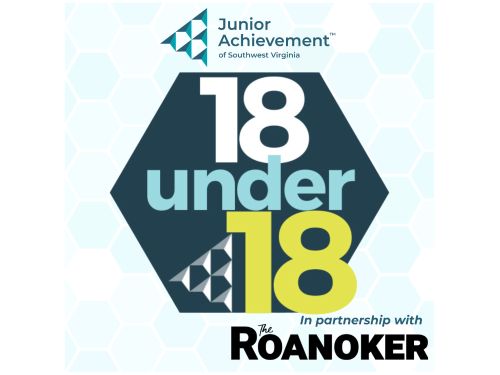 Junior Achievement's 18 under 18 in partnership with the Roanoker Magazine.