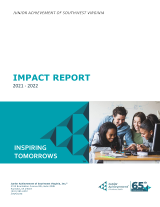 Junior Achievement of Southwest Virginia Impact Report 2021-2022 cover