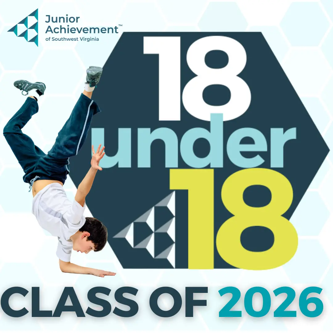 Junior Achievement's 18 under 18 in partnership with the Roanoker Magazine.
